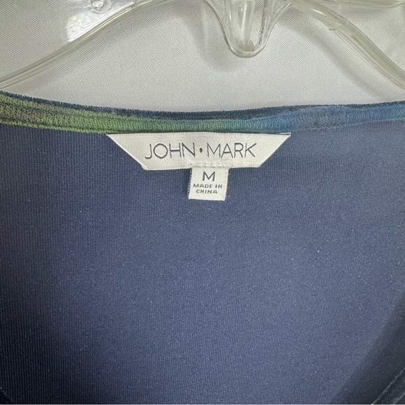 John Mark Medium Blue Velvet  with Intricate Embroidery Stunning New Condition - Picture 5 of 5